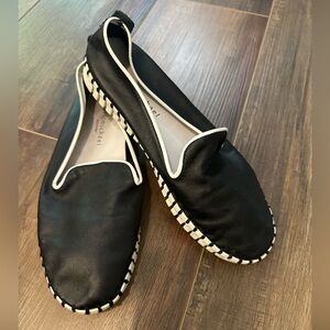 Eric Michael Womens Black‎ Slip-On Sneakers  Shoes US 5.5-6 M EU 36